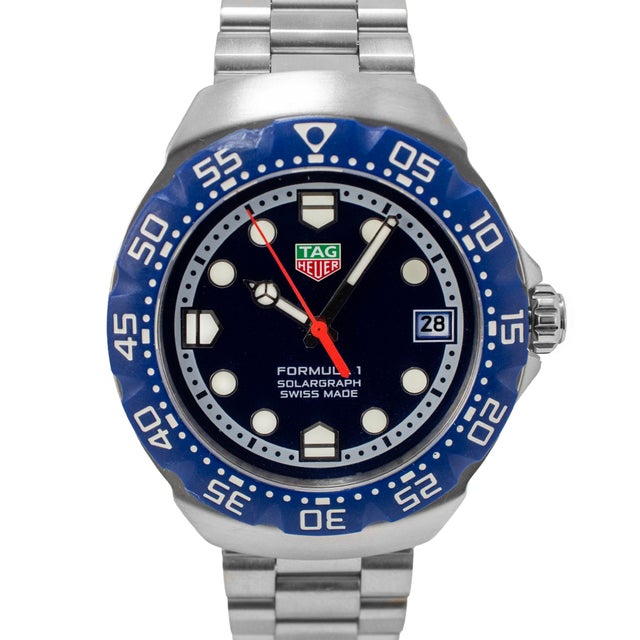 Brand: Tag Heuer Gender: Men's Metal Type: Stainless Steel Length: 7.00 inches Width: 38.00 mm Weight: 107.07 grams TAG...
