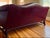 Mid 20th Century Gunlocke Oxblood Leather Camelback Sofa With Nailhead Trim For Sale - Image 6 of 13
