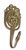 English Vintage Solid Brass Classical Motif Wall Hook For Sale - Image 3 of 4