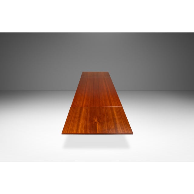 Mid-Century Modern Danish Mid-Century Modern Expansion Dining Table Attributed to Johannes Andersen for Udlum Mobelfabrik in Teak, Denmark, C. 1960s For Sale - Image 3 of 16