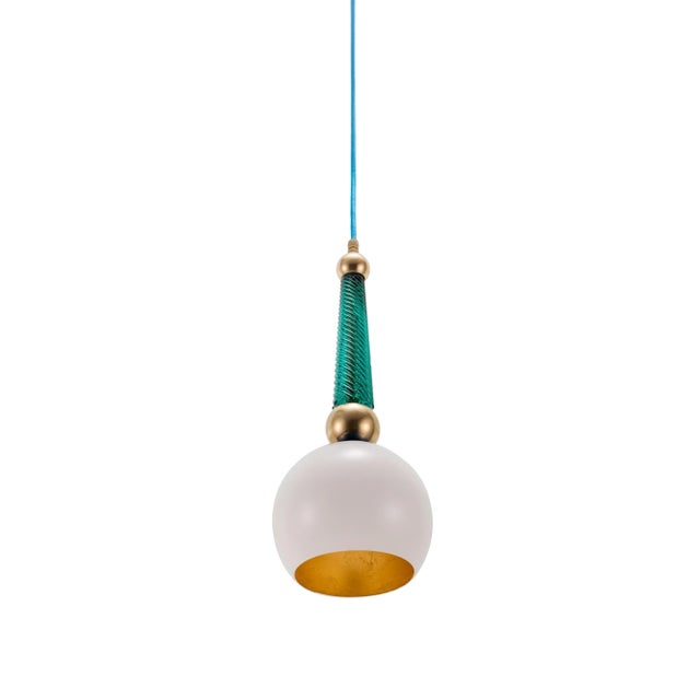 Contemporary Blossom Anthology Pendant by Pierangelo Orecchioni for Brass Brothers For Sale - Image 3 of 3