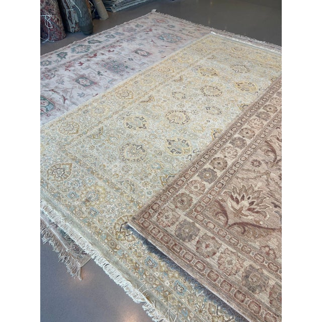 Mansour Fine Handwoven Tabriz Rug - 8'1" X 10'1" For Sale In Los Angeles - Image 6 of 6