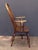 Early 19th Century English High Back Windsor Armchair of Elm From the Georgian Era For Sale - Image 5 of 11