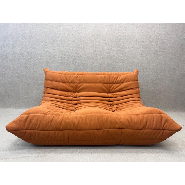 Togo Two-Seater Sofa by Michel Ducaroy for Ligne Roset, 2007, in Very Good conditions. Designed 1960 to 1969 This piece...