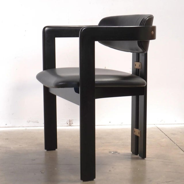 Metal Pamplona Dining Chair Attributed to Augusto Savini for Pozzi, Italy, C1960s Pair Of For Sale - Image 7 of 11