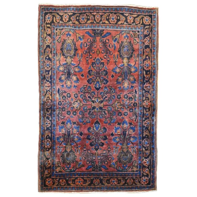 Late 19th Century 19th Century Kashan Rug For Sale - Image 5 of 5