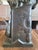 Antique 19th Century Bronze Statue Sculpture Medieval Figure Holding Scrolls For Sale - Image 15 of 18
