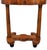 19th C Austrian / German Carved Column Biedermeier Oval Library Desk For Sale - Image 13 of 18