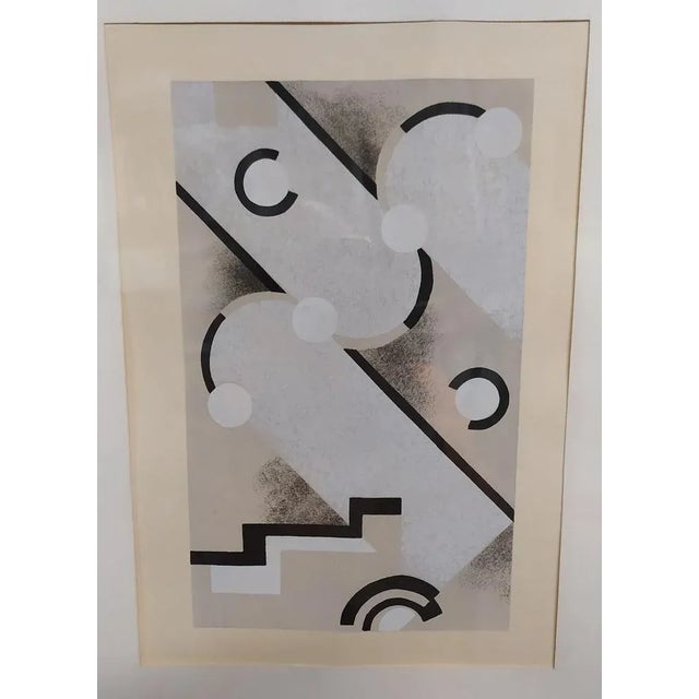 Serge Gladky, Deco Stencils, 1928, Set of 2 For Sale - Image 3 of 6