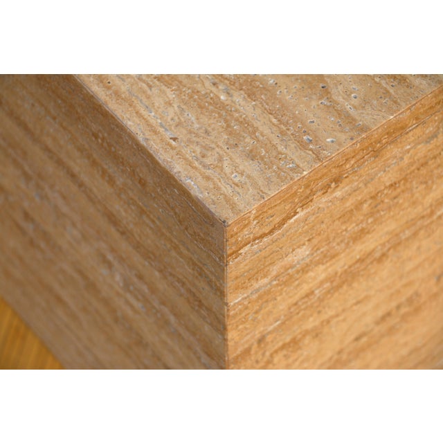 Mid-Century Modern Set of Four Cube Pedestals /Coffee Table For Sale - Image 10 of 12