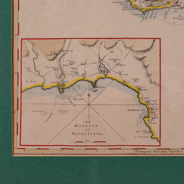 Antique Jamaica Map, English, Caribbean, Cartography, Thomas Jefferys, Georgian For Sale - Image 9 of 12