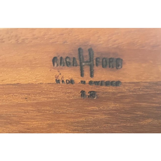 Swedish Teak Dining Table from Hagafors For Sale - Image 10 of 11