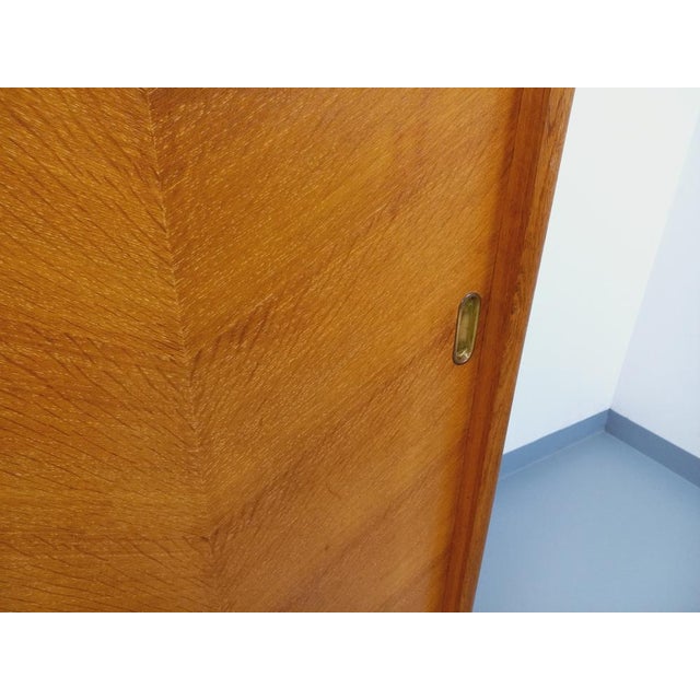 Wood Vintage Oak Wardrobe, 1960s For Sale - Image 7 of 18