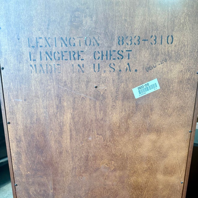 Lexington Furniture Vintage Lexington "The World of Bob Timberlake" Solid Cherry 6-Drawer Lingerie Chest For Sale - Image 4 of 5