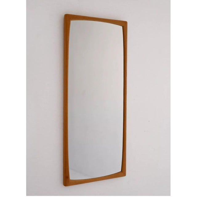 Swedish Sylvia Wall Mirror in Oak from Froseke, 1960s For Sale - Image 9 of 9