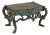 Late 20th Century Bronze Table with Sculpted Lion Heads, Paw Feet, and Ornate Foliage Detailing For Sale