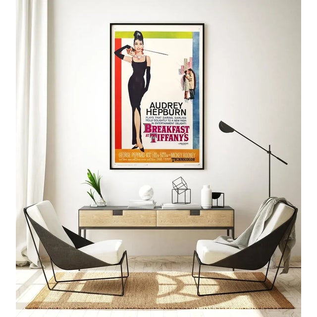 Postmodern "Breakfast at Tiffany's" Original Vintage US One Sheet Movie Poster, 1961 For Sale - Image 3 of 4