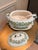 Mid 20th Century Vintage Green & Yellow Floral Faience Soup Tureen With Underplate and Ladle For Sale - Image 5 of 5