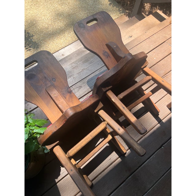 Set of Eight Restaurant Dining Chairs With Branded Keystone “P”, C. 1940, Berks County Provenance For Sale In Richmond - Image 6 of 18