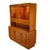 Wood Sun Cabinet Teak Hutch Display Cabinet Credenza Mid Century Modern Lighted For Sale - Image 7 of 16