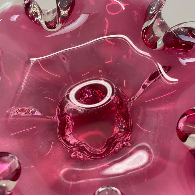 Pink-Purple Murano Glass Shell Ashtray, Italy, 1970s For Sale - Image 12 of 18