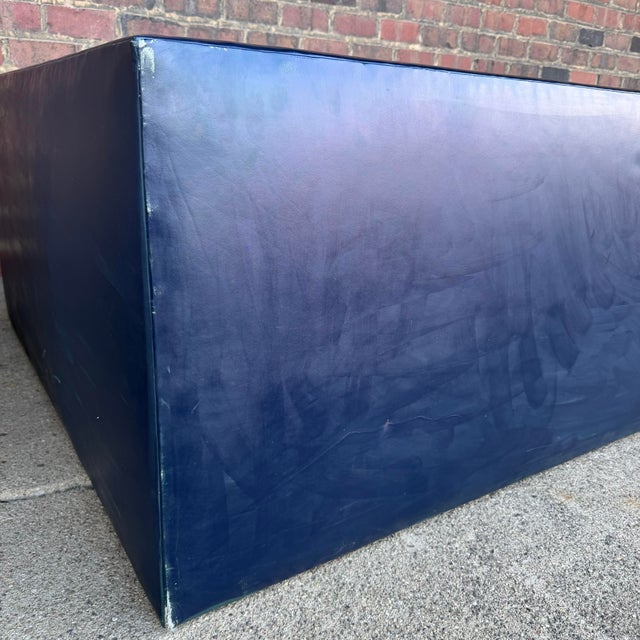 Joseph D’Urso for Knoll Leather Even Arm Sofa – Overscale For Sale - Image 9 of 12