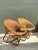 Mid 20th Century Vintage Woven Rattan Lounge Chairs - Pair For Sale - Image 5 of 12