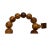 Asian Natural Cypress Wood Beads Hand Rosary Praying Bracelet For Sale - Image 3 of 6