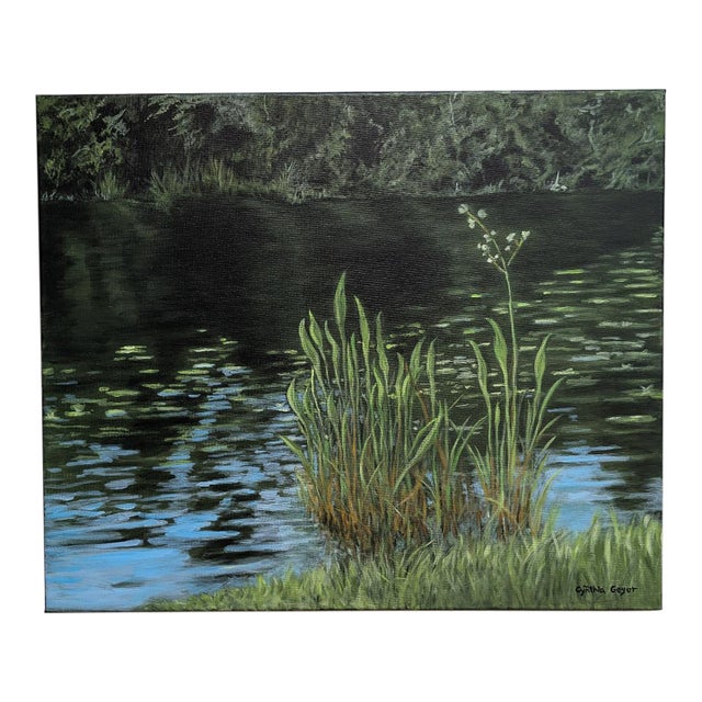 Traditional Landscape of Florida Marsh With Lake For Sale