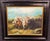 Orientalist School: Martine Rivart (1956) Oil on canvas painting, "The Desert Riders." Beautifully framed in black...