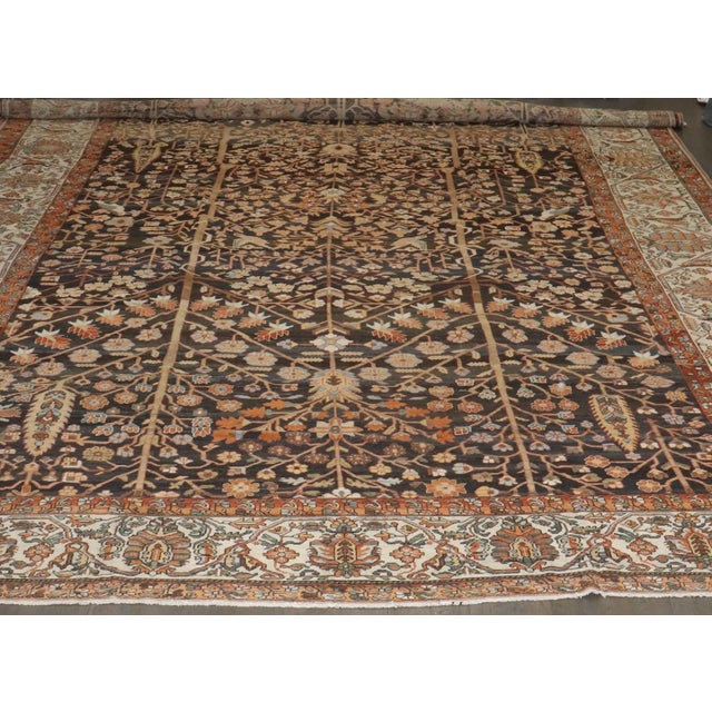 Early 20th Century Persian Bakhtiari Oversize Snake Rug - 13'7" x 22' For Sale - Image 16 of 18