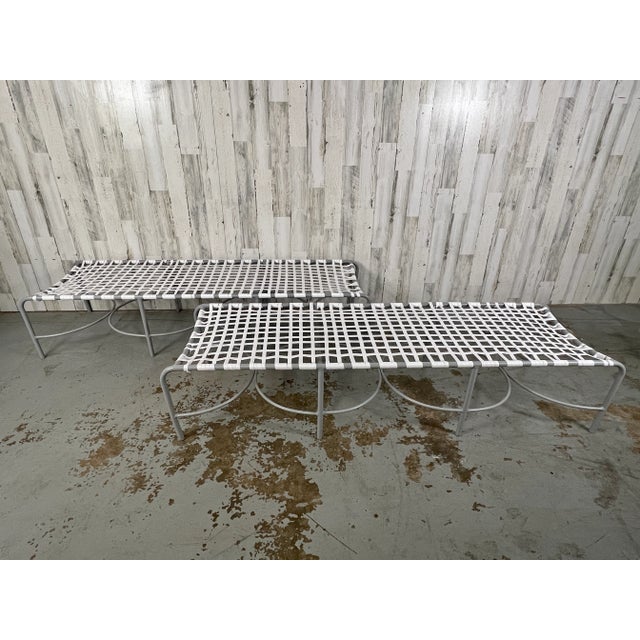 Hard to fend these rare benches.Designed by Tadao Inouye, Kantan Aluminum benches exemplifies the breezy spirit of patio...