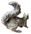 Metal Vintage Cast Iron Lifelike Squirrel Garden Statue For Sale - Image 7 of 12