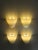 Italian Murano Glass Sconces from Leucos, 1970s, Set of 4 For Sale - Image 4 of 16