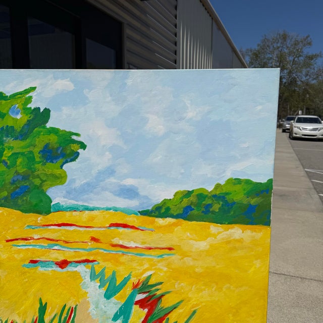 Coastal Marsh Wetland Landscape Painting For Sale In Charleston - Image 6 of 12