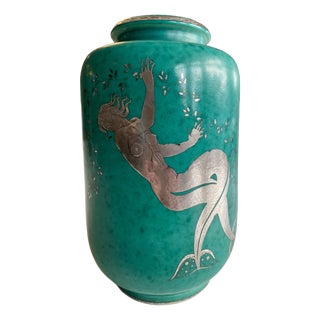 Ceramic Argenta Vase by Wilhelm Kåge for Gustavsberg, 1940 For Sale