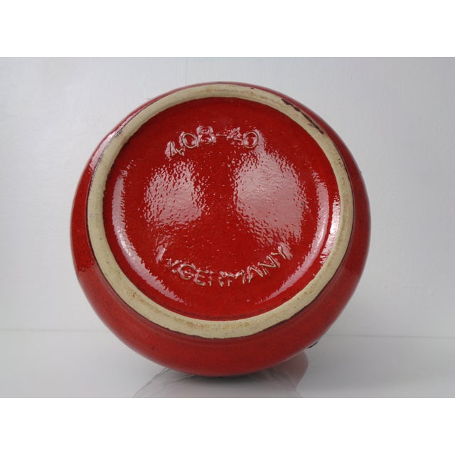 Large Glazed Pop Art Lava Ceramic Vase from Scheurich, 1970s For Sale - Image 9 of 18