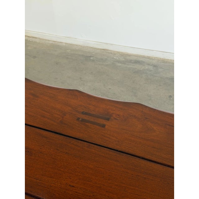 1940's Trestle Dining Table With Leaf Extensions For Sale - Image 12 of 18