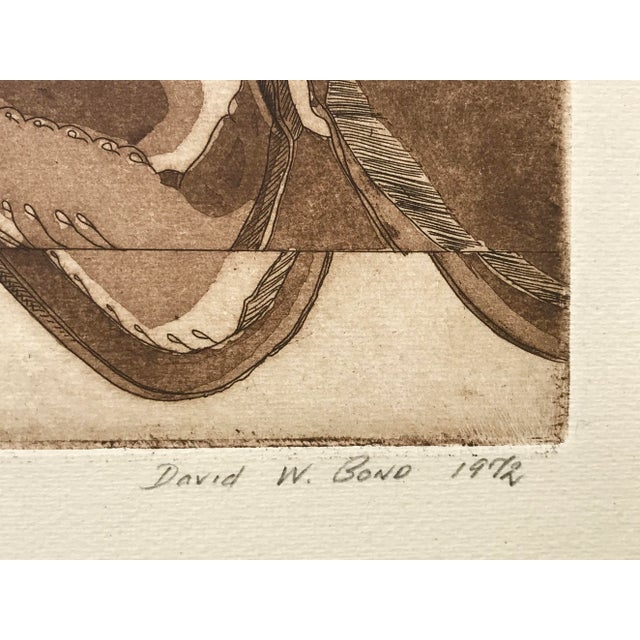 Modernist Abstract Etching by John Bond Artist Proof For Sale In New York - Image 6 of 7