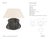Kelly Wearstler by Visual Comfort Signature Delmar 22" Table Lamp in Stained Black Metallic with Linen Shade Designer:...