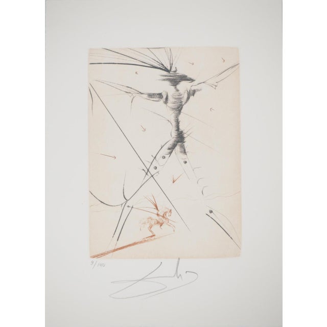 Salvador Dali, The Little Knight, Original Engraving For Sale - Image 6 of 6
