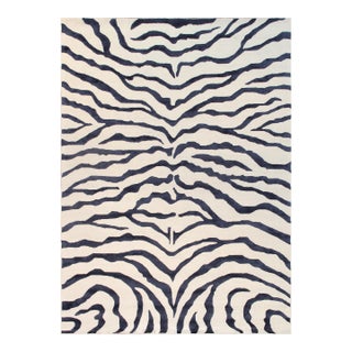Edgy Hand-Tufted Ivory Area Rug- 8' 9'' X 11' 9'' For Sale
