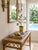 Vintage Hand-Painted Metal Wildflower Arrangement in Textured Ceramic Pot For Sale - Image 9 of 12