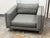 esign Plus Gallery presents a Cade Armchair by Room & Board. This contemporary armchair is upholstered in textured gray...
