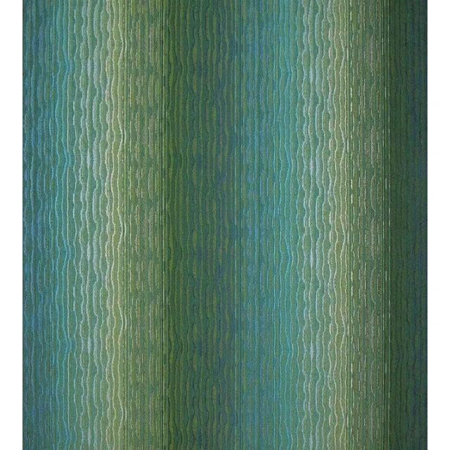 Sample - The House of Scalamandré Chamarel Falls Fabric, Leaf For Sale