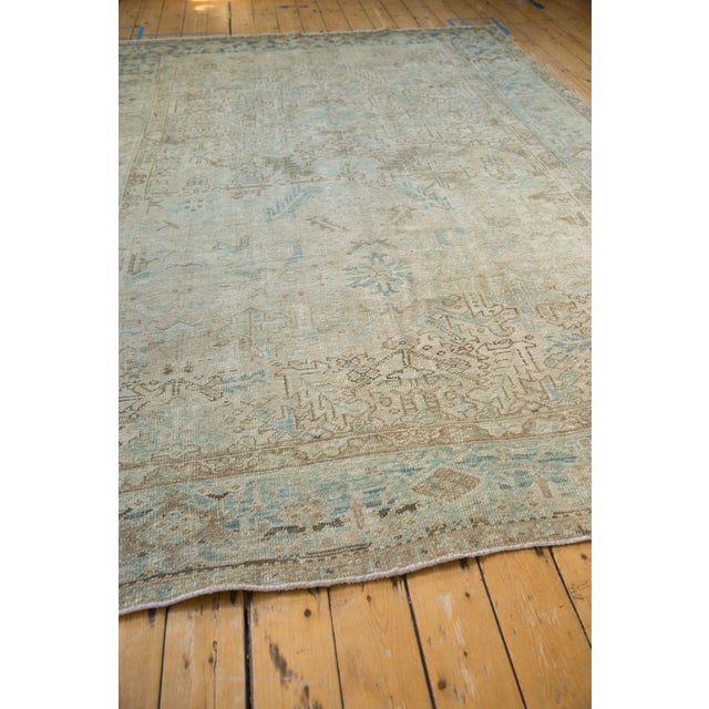 Old New House Vintage Distressed Mehrivan Carpet - 7'10" x 10'8" For Sale - Image 4 of 15