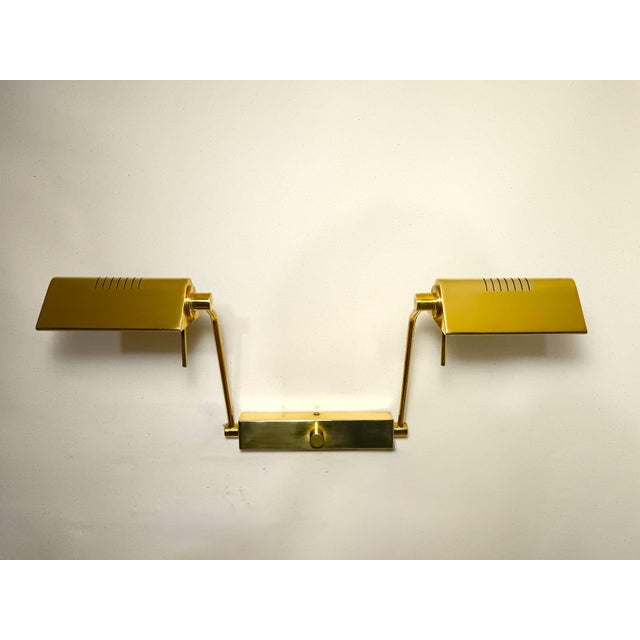 Mid-Century Dual Articulated Brass Sconce from Luci Italia, 1980s For Sale - Image 10 of 17