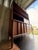 Broyhill 1969 Mid-Century Modern Broyhill Walnut and Laminate Hutch For Sale - Image 4 of 12
