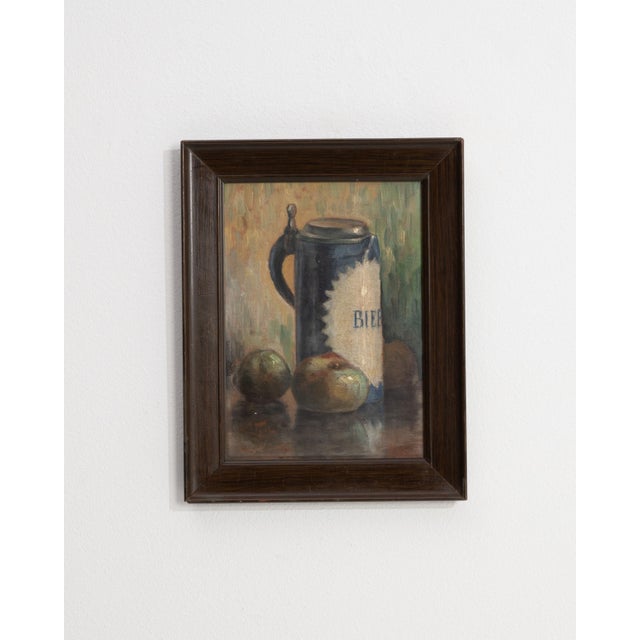 Early 20th Century France Brown Wood Painting For Sale - Image 14 of 15