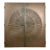 Monumental Kaylien Lustr-Metl Bronze Sunburst Double Doors For Sale